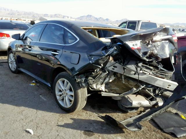 4T1BK1EB4DU017445 - 2013 TOYOTA AVALON BAS BLACK photo 3