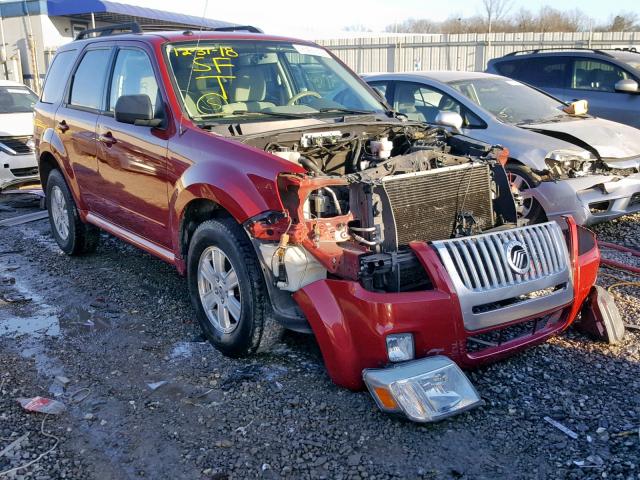 4M2CN8B74AKJ23677 - 2010 MERCURY MARINER RED photo 1