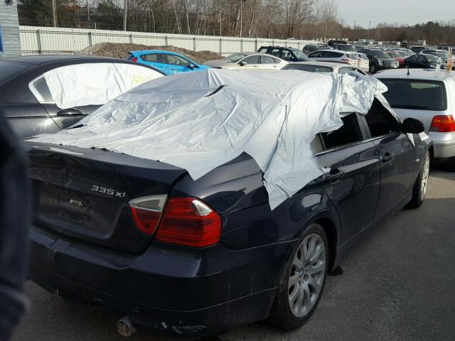 WBAVD53578A282672 - 2008 BMW 335 XI BLUE photo 4