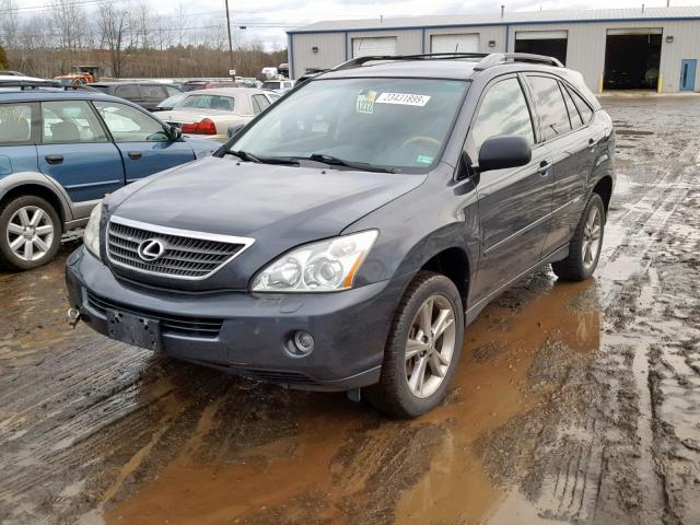 JTJHW31UX72009143 - 2007 LEXUS RX 400H GRAY photo 2