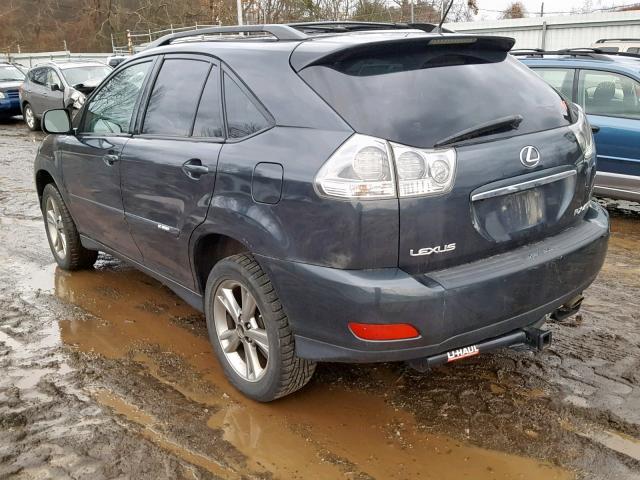 JTJHW31UX72009143 - 2007 LEXUS RX 400H GRAY photo 3