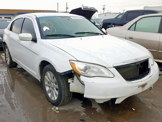 1C3CCBBB6CN123988 - 2012 CHRYSLER 200 TOURIN WHITE photo 1