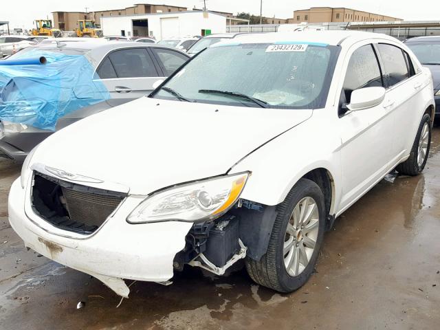 1C3CCBBB6CN123988 - 2012 CHRYSLER 200 TOURIN WHITE photo 2