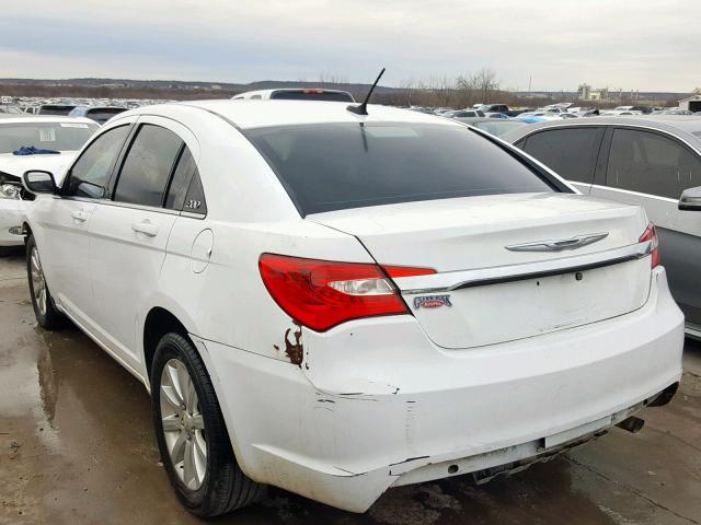 1C3CCBBB6CN123988 - 2012 CHRYSLER 200 TOURIN WHITE photo 3