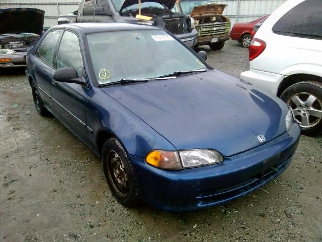 JHMEG8543SS012645 - 1995 HONDA CIVIC DX BLUE photo 1