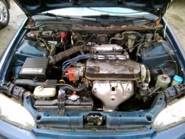 JHMEG8543SS012645 - 1995 HONDA CIVIC DX BLUE photo 7