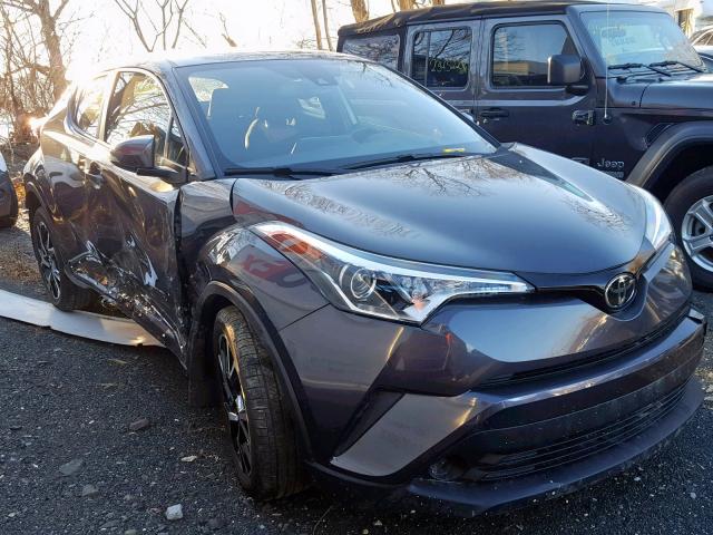 JTNKHMBX9J1010066 - 2018 TOYOTA C-HR XLE GRAY photo 1