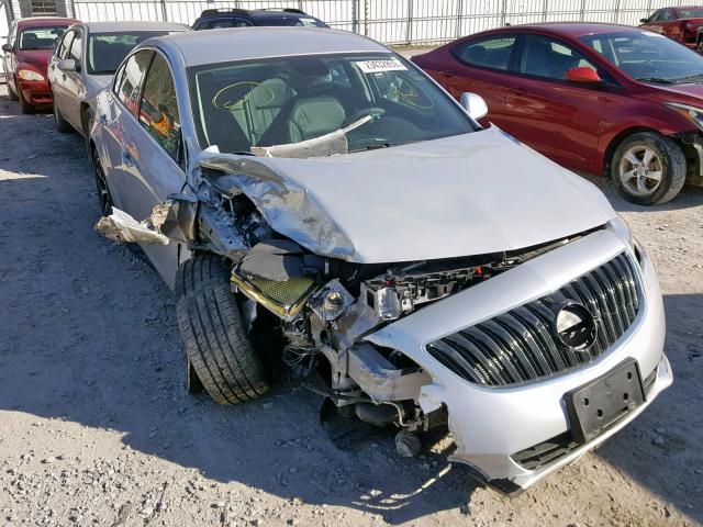 2G4GL5EX5H9184034 - 2017 BUICK REGAL SPOR SILVER photo 1