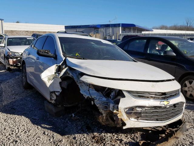 1G1ZB5ST7GF208088 - 2016 CHEVROLET MALIBU LS WHITE photo 1