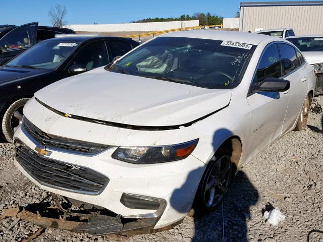 1G1ZB5ST7GF208088 - 2016 CHEVROLET MALIBU LS WHITE photo 2