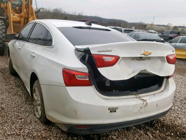 1G1ZB5ST7GF208088 - 2016 CHEVROLET MALIBU LS WHITE photo 3