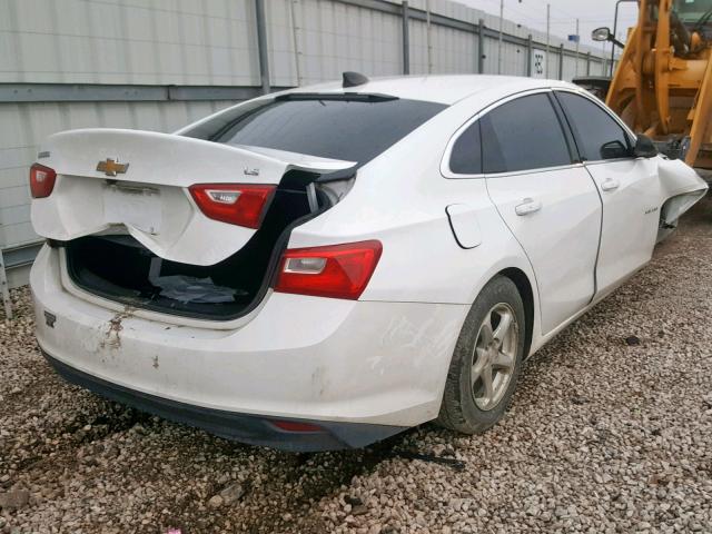1G1ZB5ST7GF208088 - 2016 CHEVROLET MALIBU LS WHITE photo 4