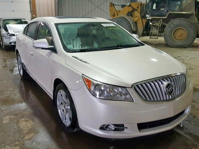 1G4GC5EG9AF217694 - 2010 BUICK LACROSSE C WHITE photo 1