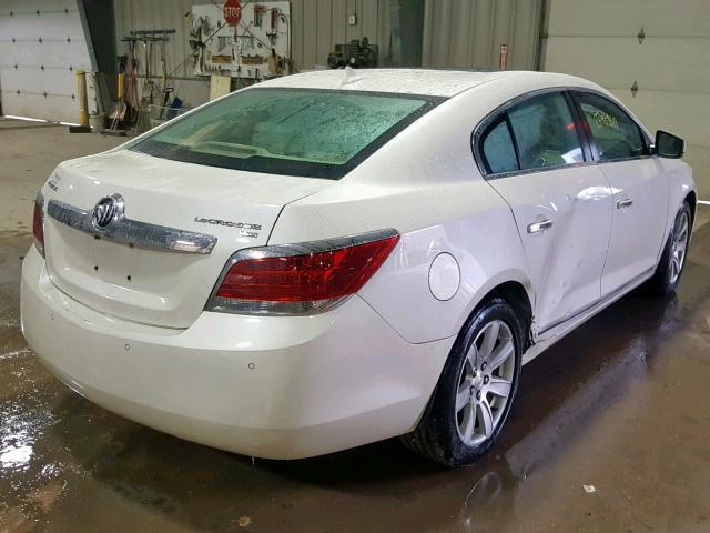 1G4GC5EG9AF217694 - 2010 BUICK LACROSSE C WHITE photo 4