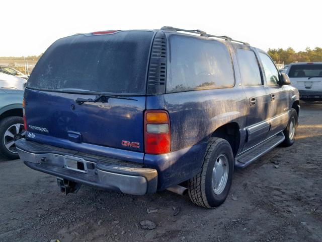 1GKFK16Z73J139772 - 2003 GMC YUKON XL K BLUE photo 4