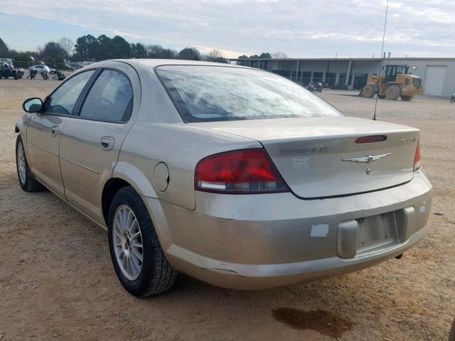 1C3EL56R95N611093 - 2005 CHRYSLER SEBRING TO GOLD photo 3