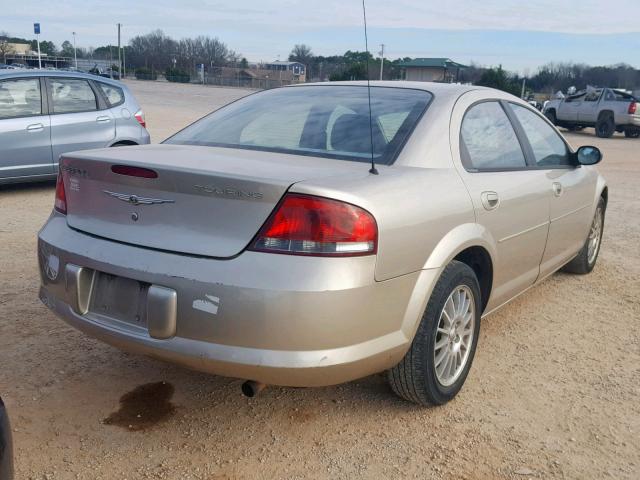 1C3EL56R95N611093 - 2005 CHRYSLER SEBRING TO GOLD photo 4