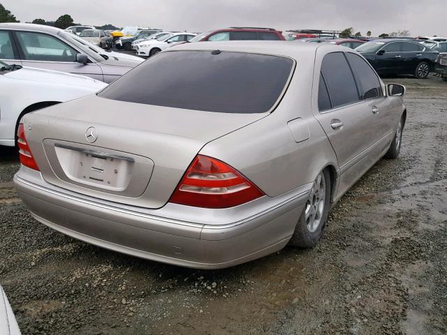 WDBNG70J1YA065513 - 2000 MERCEDES-BENZ S 430 GOLD photo 4