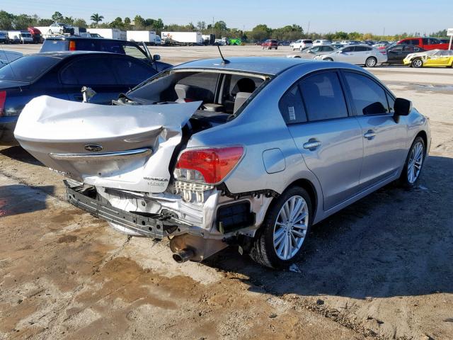 JF1GJAH62DH003344 - 2013 SUBARU IMPREZA LI SILVER photo 4