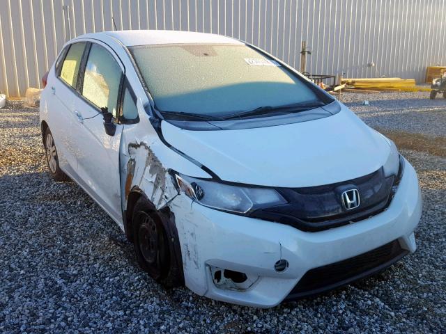 JHMGK5H52GX009871 - 2016 HONDA FIT LX WHITE photo 1