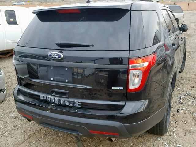 1FM5K8AR3FGB13514 - 2015 FORD EXPLORER P BLACK photo 4