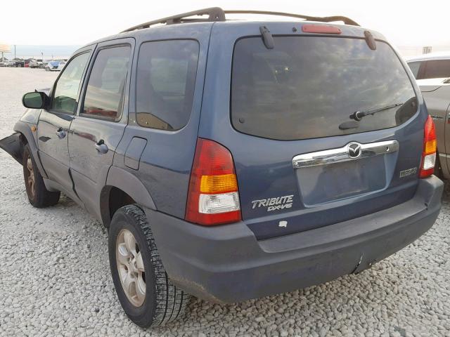 4F2YU07131KM15941 - 2001 MAZDA TRIBUTE DX 蓝色 照片 3