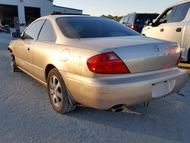 19UYA42402A002529 - 2002 ACURA 3.2CL GOLD photo 3