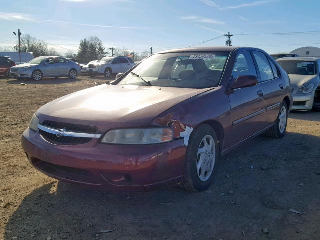 1N4DL01D0YC184088 - 2000 NISSAN ALTIMA XE MAROON photo 2