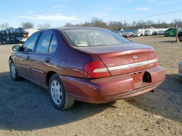 1N4DL01D0YC184088 - 2000 NISSAN ALTIMA XE MAROON photo 3