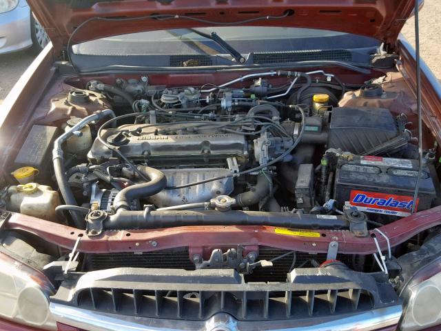 1N4DL01D0YC184088 - 2000 NISSAN ALTIMA XE MAROON photo 7