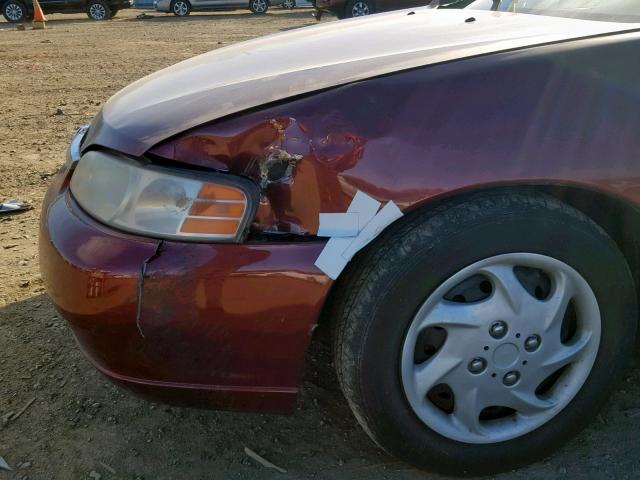 1N4DL01D0YC184088 - 2000 NISSAN ALTIMA XE MAROON photo 9