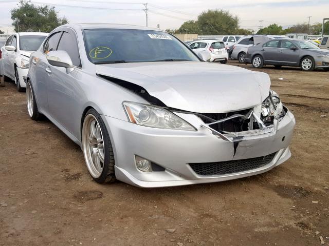 JTHBE262575016379 - 2007 LEXUS IS 350 SILVER photo 1