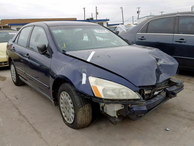 1HGCM56106A043434 - 2006 HONDA ACCORD VAL BLUE photo 1