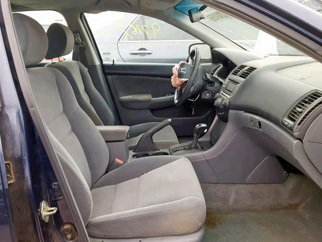 1HGCM56106A043434 - 2006 HONDA ACCORD VAL BLUE photo 5