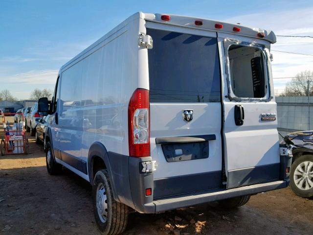 3C6TRVAG4HE526587 - 2017 RAM PROMASTER WHITE photo 3