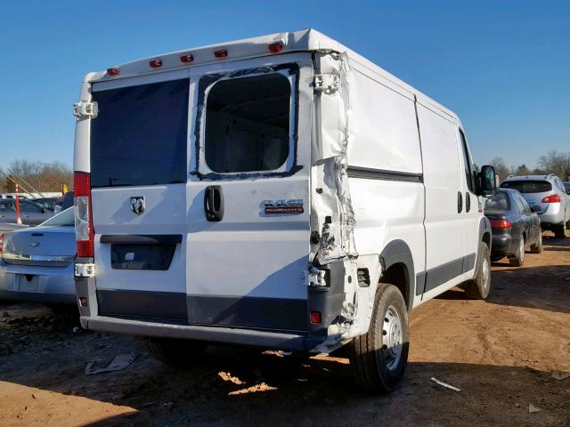 3C6TRVAG4HE526587 - 2017 RAM PROMASTER WHITE photo 4