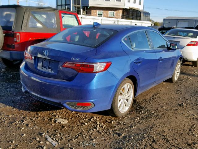 19UDE2F76HA000854 - 2017 ACURA ILX PREMIU BLUE photo 4