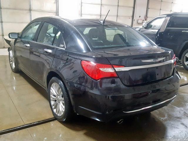 1C3CCBCG4DN679597 - 2013 CHRYSLER 200 LIMITE BLACK photo 3