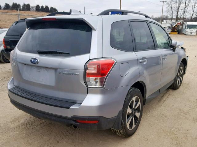 JF2SJAEC9JH519194 - 2018 SUBARU FORESTER 2 GRAY photo 4