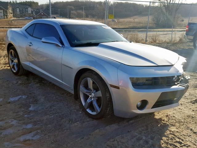 2G1FC1EV3A9102503 - 2010 CHEVROLET CAMARO LT SILVER photo 1