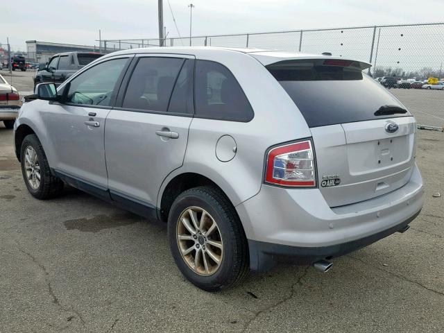 2FMDK3JC5ABA36185 - 2010 FORD EDGE SEL SILVER photo 3