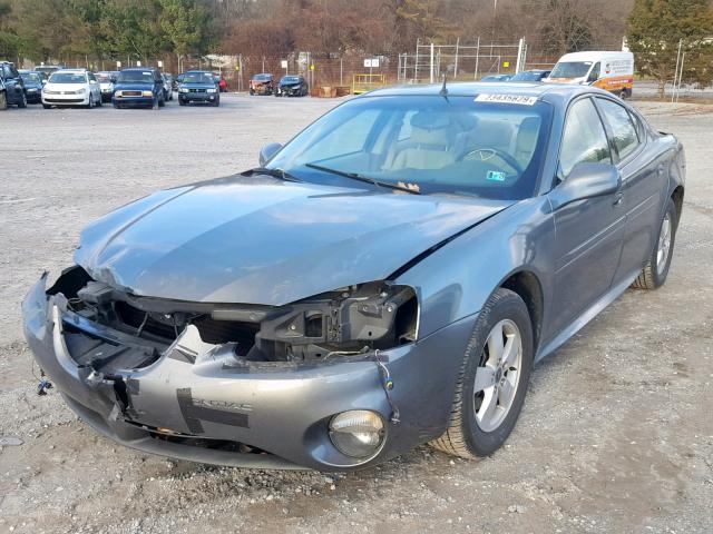 2G2WS522351189257 - 2005 PONTIAC GRAND PRIX GRAY photo 2