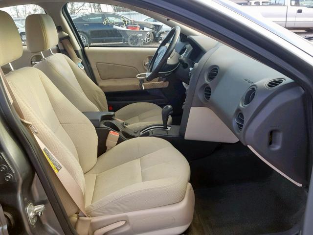 2G2WS522351189257 - 2005 PONTIAC GRAND PRIX GRAY photo 5