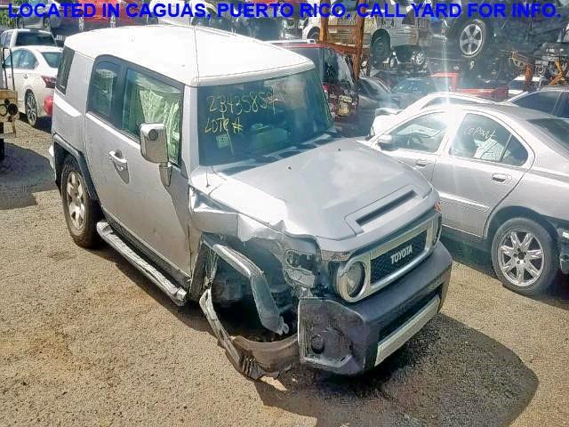 JTEZU11F68K001654 - 2008 TOYOTA FJ CRUISER GRAY photo 1