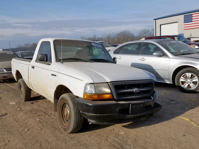 1FTYR10C1XPB10078 - 1999 FORD RANGER WHITE photo 1