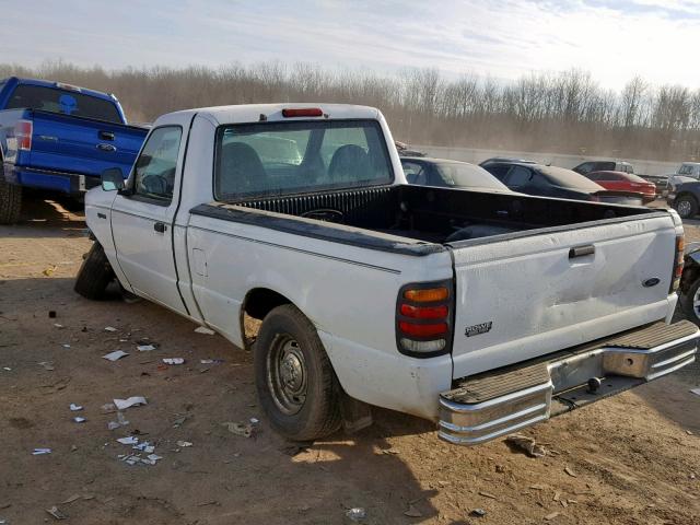 1FTYR10C1XPB10078 - 1999 FORD RANGER WHITE photo 3