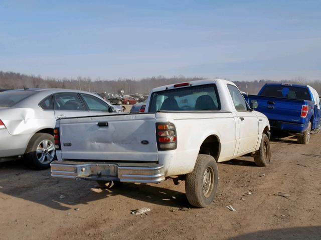 1FTYR10C1XPB10078 - 1999 FORD RANGER WHITE photo 4