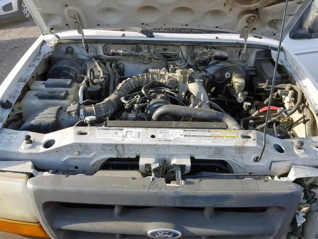 1FTYR10C1XPB10078 - 1999 FORD RANGER WHITE photo 7