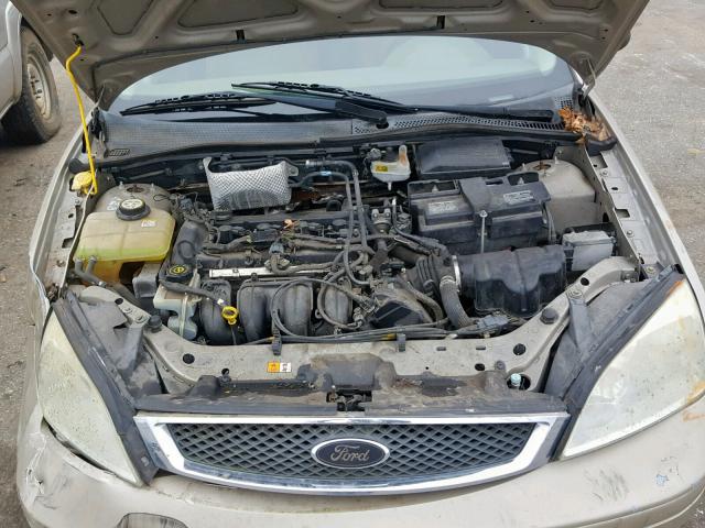 1FAFP34N86W151774 - 2006 FORD FOCUS ZX4 GOLD photo 7