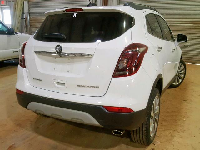 KL4CJASBXHB185022 - 2017 BUICK ENCORE PRE WHITE photo 4